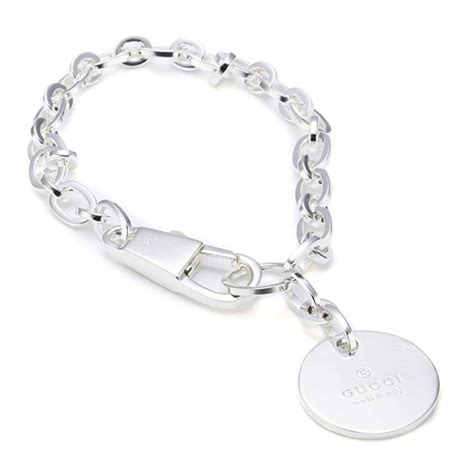 gucci bracelet silver|Gucci trademark bracelet.